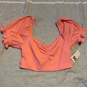 Womens SO cropped shirt